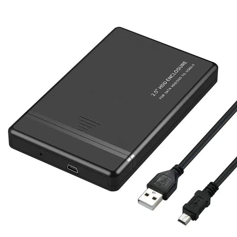 USB 2.0 2,5 дюймов HDD SSD чехол Sata для USB C 3,0 2,0 адаптер Бесплатный ящик для инструментов жесткий диск Корпус HDD диск Жесткий диск для WIndows Mac OS - Цвет: USB 2.0