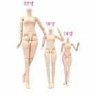 Подвижная кукла с шарнирами, аксессуары для кукол принцессы, 22, 18, 14 дюймов, белое тело с обувью