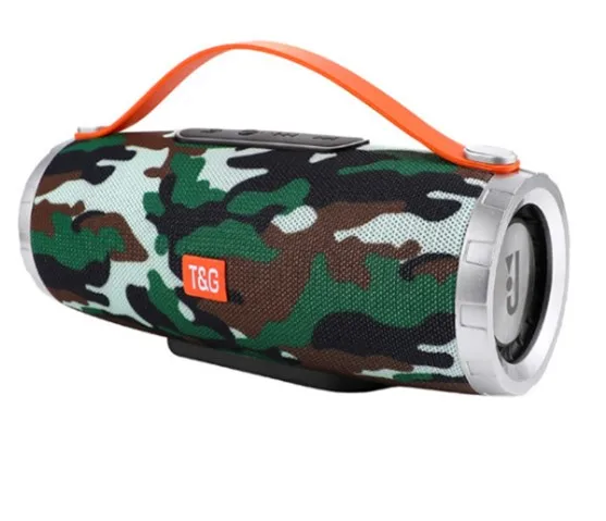 TG-109Camouflage TG109 ткань Беспроводной Bluetooth Динамик оливкового стерео 3D бас безопасный спортивные Портативный Bluetooth Динамик с микрофон AUX для набрать номер - Цвет: TG-109Camouflage