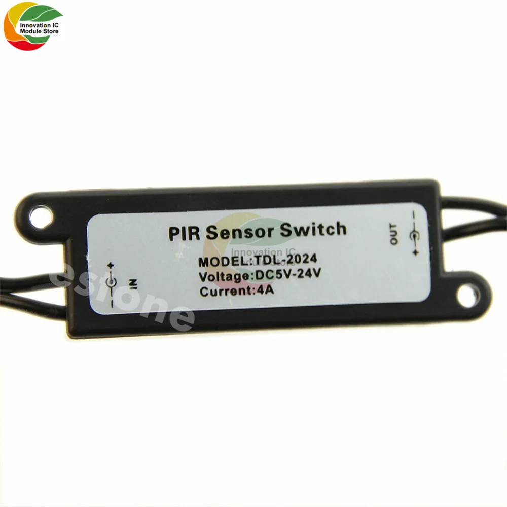 DC 5-24V 4A Automatic PIR Infrared Motion Sensor Detection Switch 5.5*2.1 Power Converter Male Female Adapter for LED Lamp | Электронные