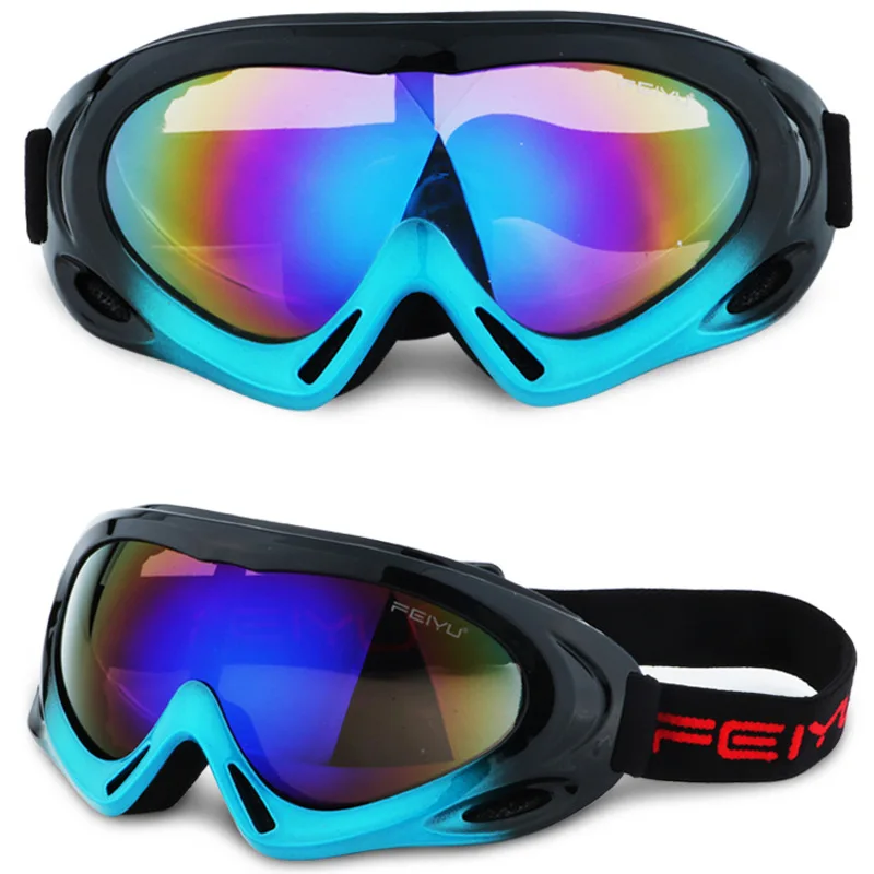 LEOSOXS Ski Glasses Single Layer Adult Children's Windproof Sand Dust Mountaineering Outdoor Sports Equipment | Спорт и