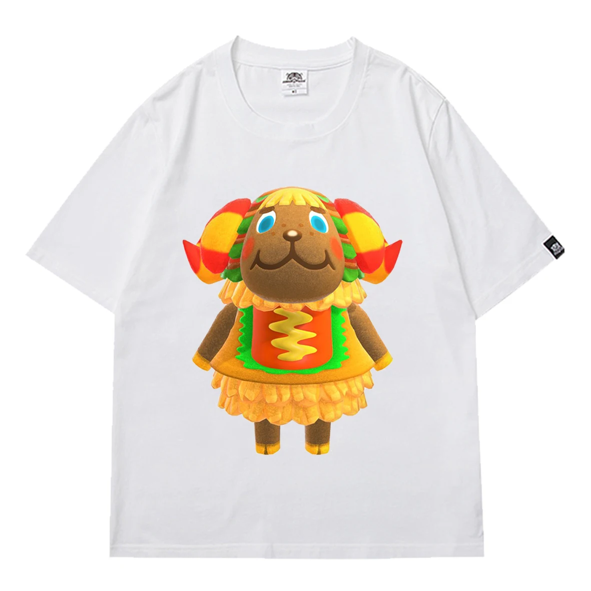 

Animal Crossing Summer 2021 Women's T-shirt Kawaii Print Cartoon Animal Animal Girls Short Sleeve T-shirts Street Oversized Top