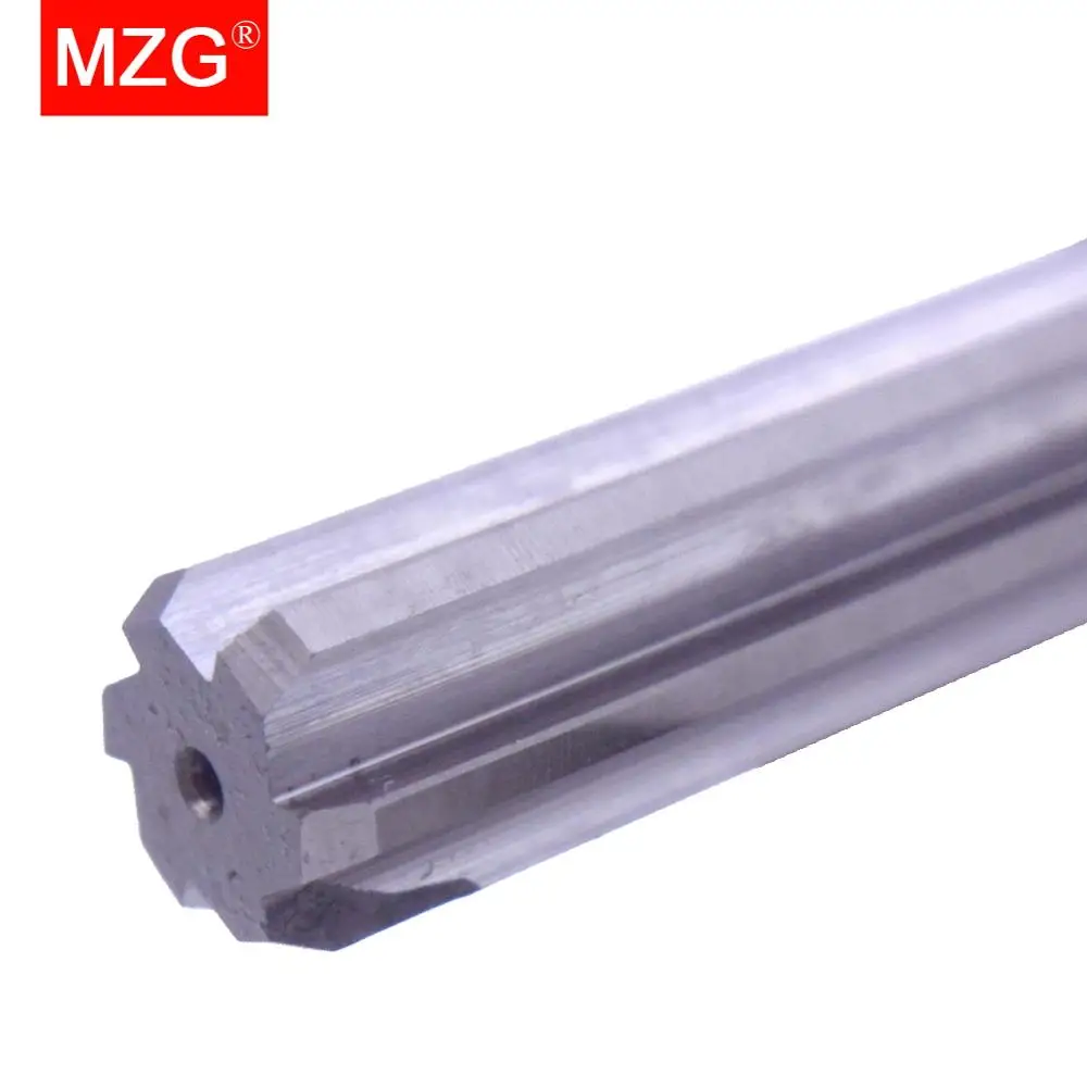 

MZG 1PCS HRC55 6 Flute 4 5 6 8 12 mm Straight Flute CNC Lathe Machining Carbide Milling Tungsten Steel Milling Cutter Reamer