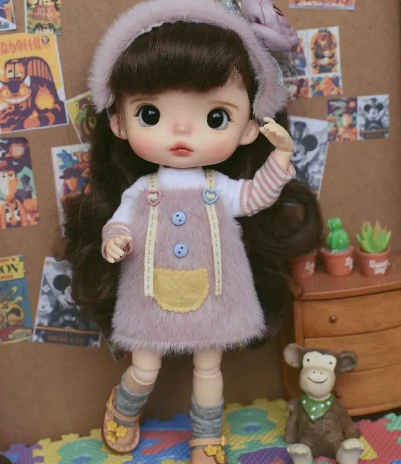 Новые куклы Monst BJD резиновые для девочек bady милые Мультяшные