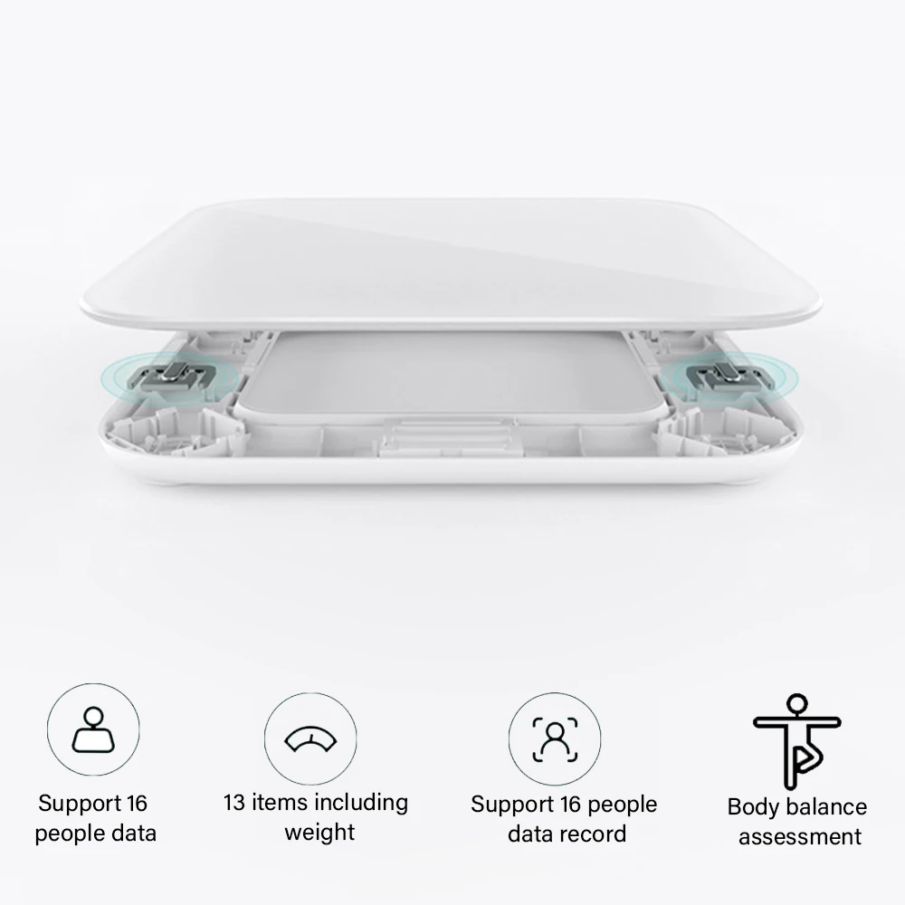 Электронные весы Xiaomi Scale Original Smart 2 с дисплеем весов Bluetooth 5.0 тест баланса 13 данные о
