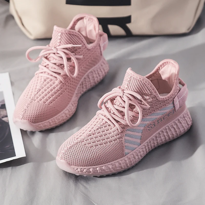 

New Arrival Women Sneakers White Black Sport Shoes Lady Breathable Walking Jogging Shoes Anti Slip Womens Athletic Shoes