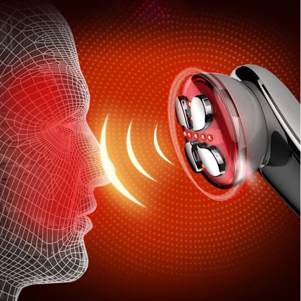 Goede Rf Radiofrequente Machine Ultrasone Facial Kosmetiek Apparatuur Huidverstrakking Apparaat Stimulator Gezicht Lichttherapie Gereedschap