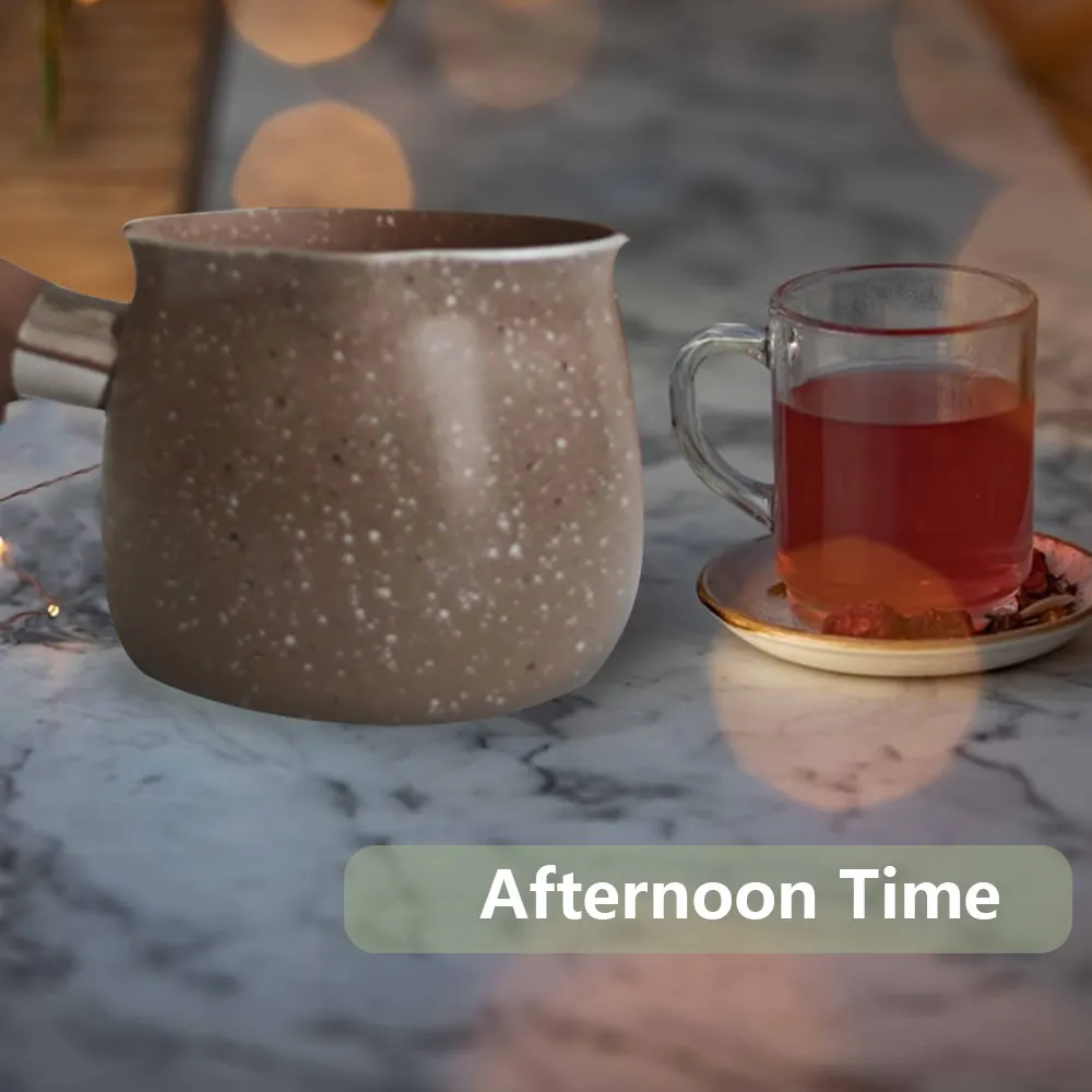 Ковш для молока Enamelware обогреватель кастрюля ковш антипригарный сплав алюминий анти-скальдинг нагревательный горшок с высыпанием