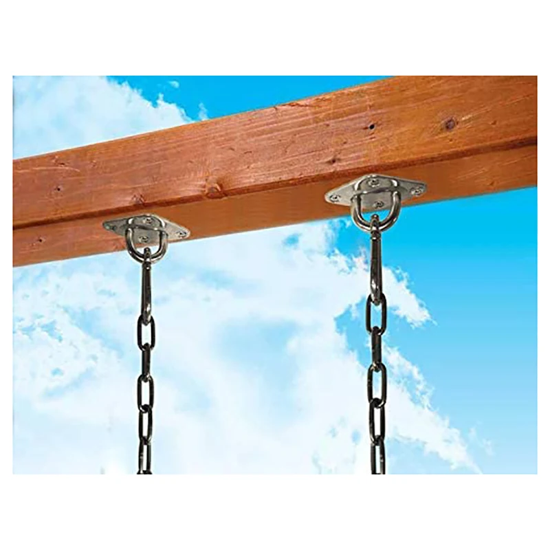 

Heavy Duty Hammock Hanging Kit Eye Plates Ceiling Wall Mount Anchor Hooks Hanger for Hammock Swing Chair