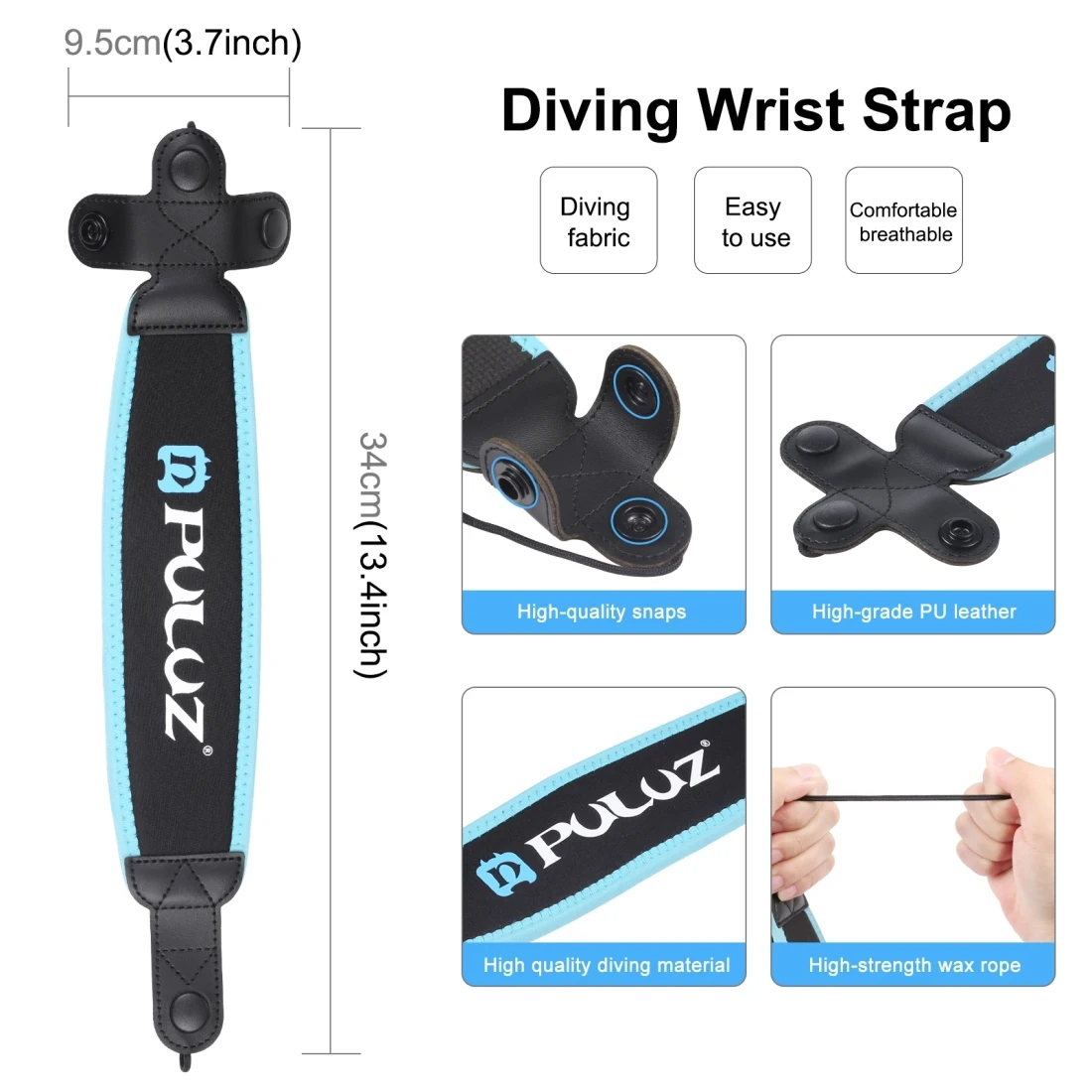 PULUZ погружной нагрузки камеры анти-потеря плавающий браслет на запястье для GoPro /