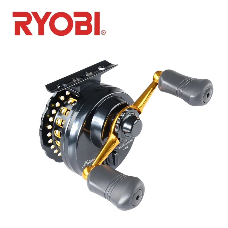 Оригинальная Рыболовная катушка RYOBI IKADA 60III для ловли нахлыстом гладкая с