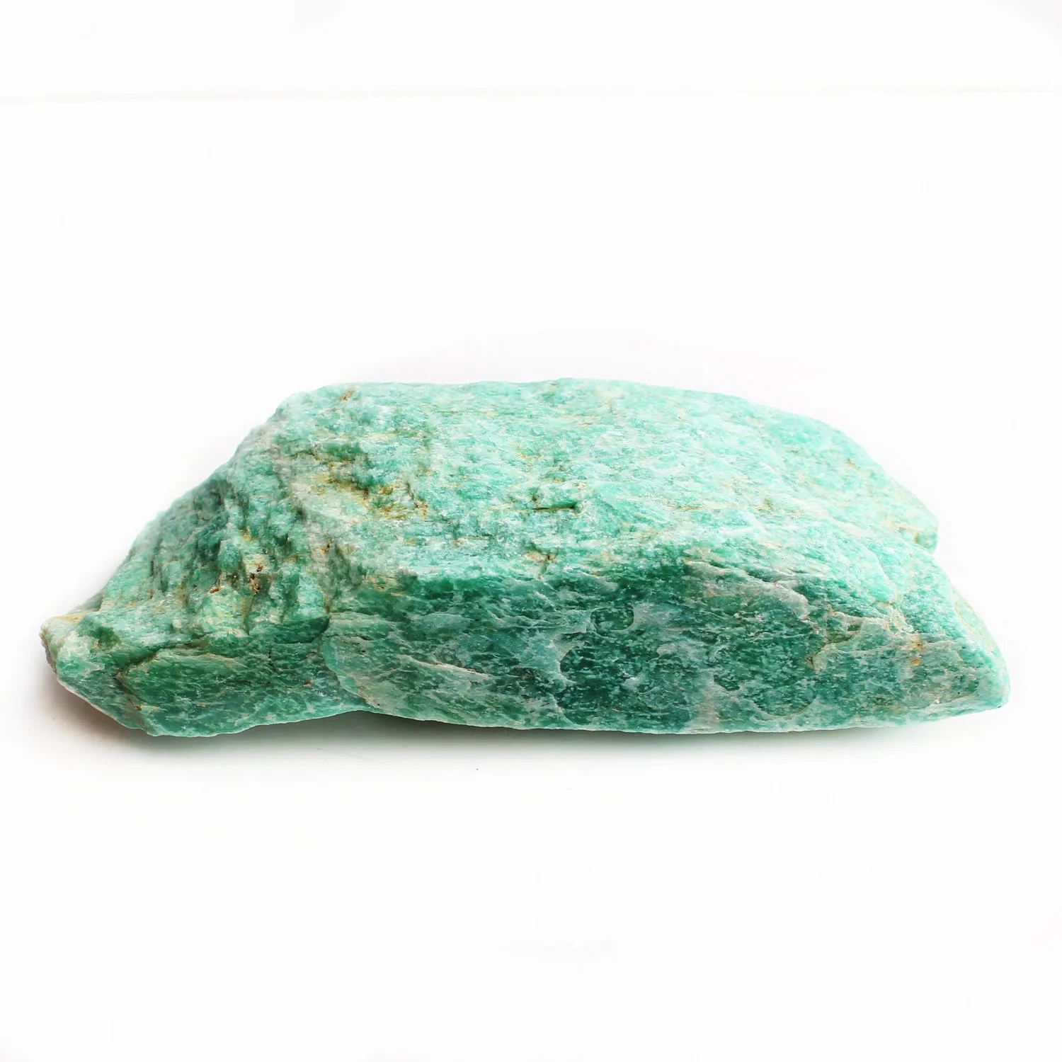 Большой натуральный Амазонит кварц необработанный кристалл восстанавливающий