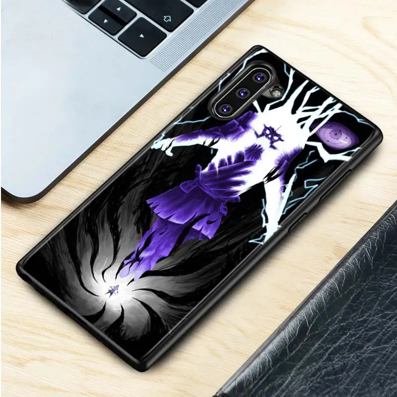 Черный силиконовый чехол аниме Наруто для samsung Galaxy Note 10Plus 10 Pro 9 8 S10 S9 S8 Plus S7 S6 Чехол Для Телефона - Цвет: Style 09