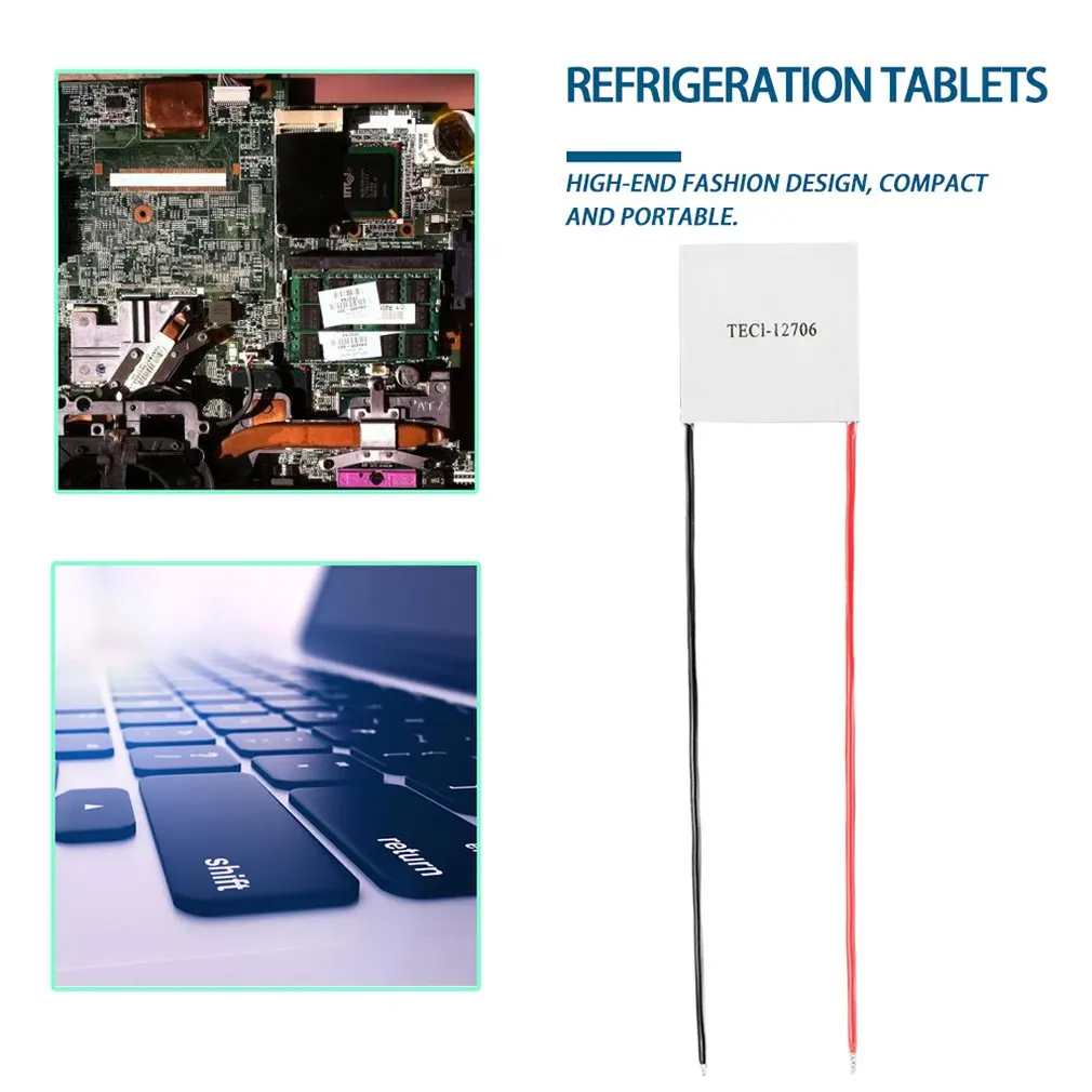 Термоэлектрический теплоотводящий кулер Пельтье с панелью охлаждения ЦП 12 в 60 Вт