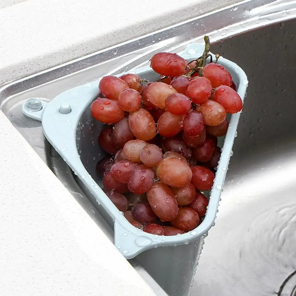 Полезная стойка на присоске для раковины мыла и губки кухонная овощей сливная