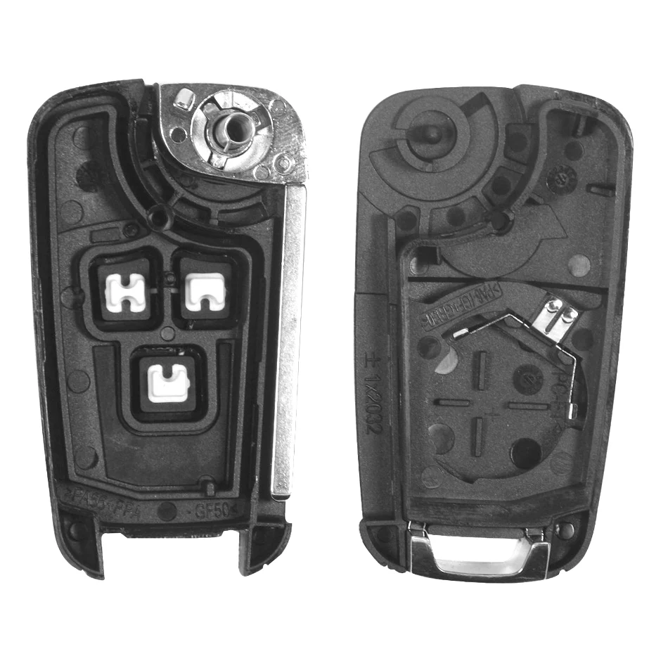 DANDKEY 3 кнопки дистанционного флип складной чехол для ключей Chevrolet