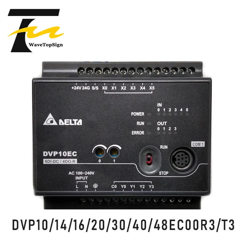 

Контроллер ПЛК Delta серии EC3, DVP10/14/16/20/30/40/48EC00R3/EC00T3