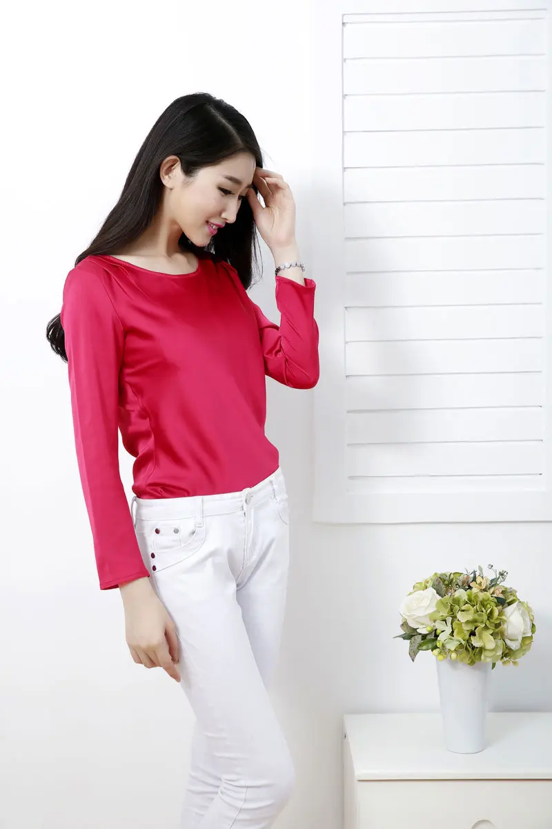 

Woman Plus Size Autumn O Neck Solid Plus Velvet Thick 95% Silk Pullovers Sweater Female Winter Hedging Stretch Warm Sweaters