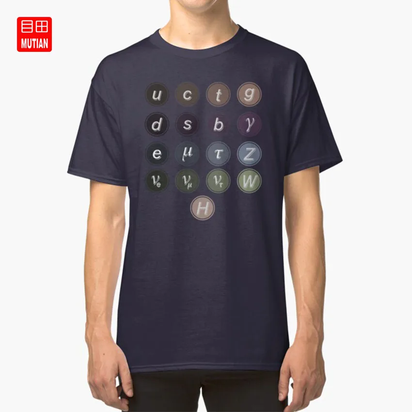 Физика стандартная модель футболка физика частиц Квантовая наука теория