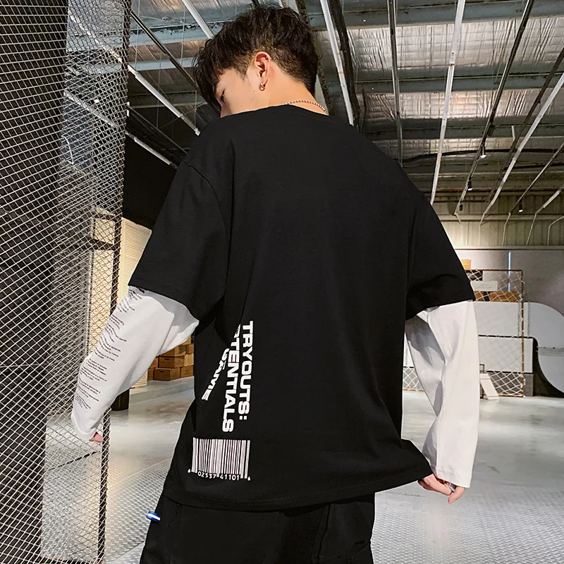 В 2019 году новая осенняя футболка с длинным рукавом в повседневном стиле Harajuku M-3XL
