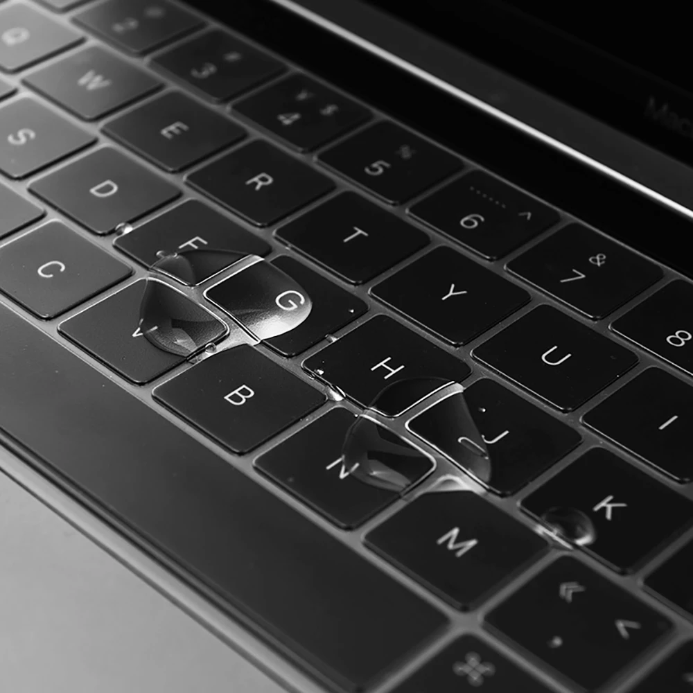 Ультратонкий чехол для клавиатуры Apple Macbook pro16/11Air 13/15 Retina12, прозрачная защитная пленка для клавиатуры для ноутбуков ЕС/США - изображение