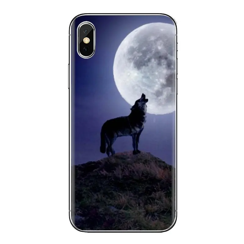 Мягкий чехол для Xiao mi 6 A1 Max x 2 5X 6X Red Note 5 5A 4X 4A A4 4 3 Plus Pro Howl из волка под луной Art |