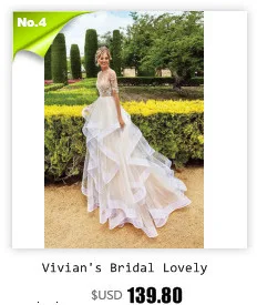 Vivian's Bridal изящное богемное Шелковистое свадебное платье из органзы, сексуальное свадебное платье с двойным глубоким v-образным вырезом, Блестками, Бисером и кружевной аппликацией, свадебное платье