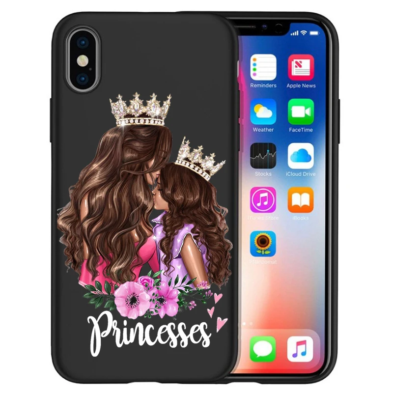 Модный чехол для телефона Super Mom baby girl для iPhone 11 Pro Max XS Max XR X 8 6S 7Plus 5s черный мягкий силиконовый чехол для телефона Etui - Цвет: 09
