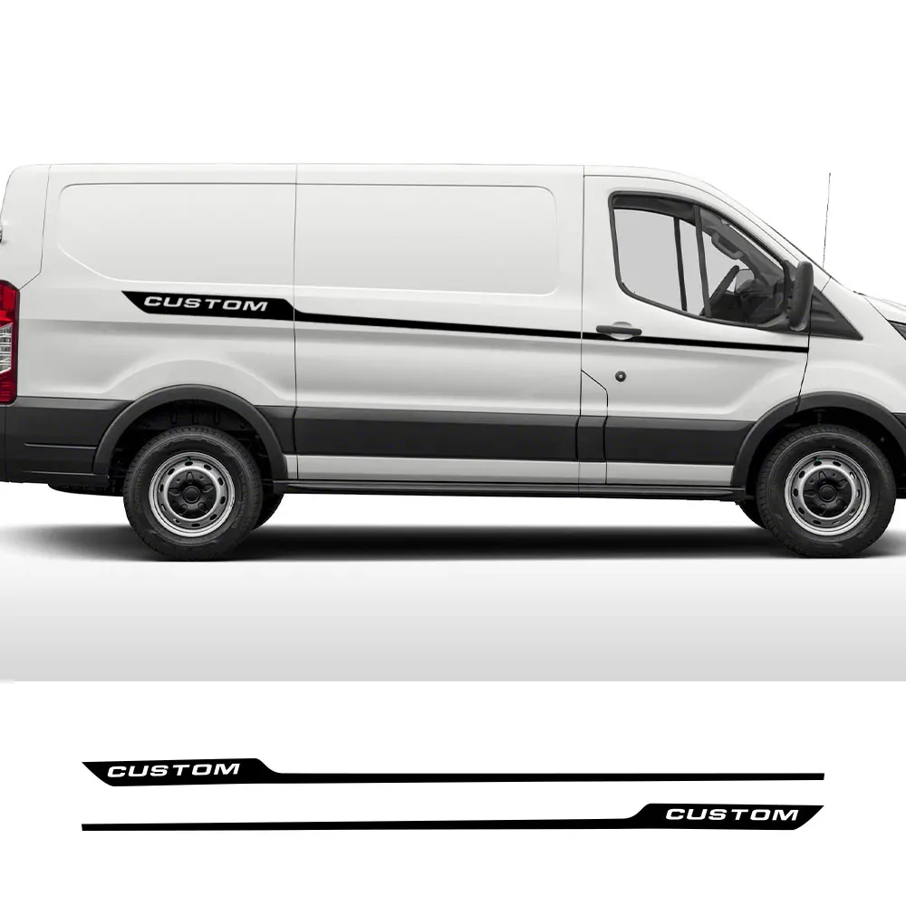 2 шт./лот автомобильные наклейки для Ford Transit Tourneo Custom RV Van спортивные полосы