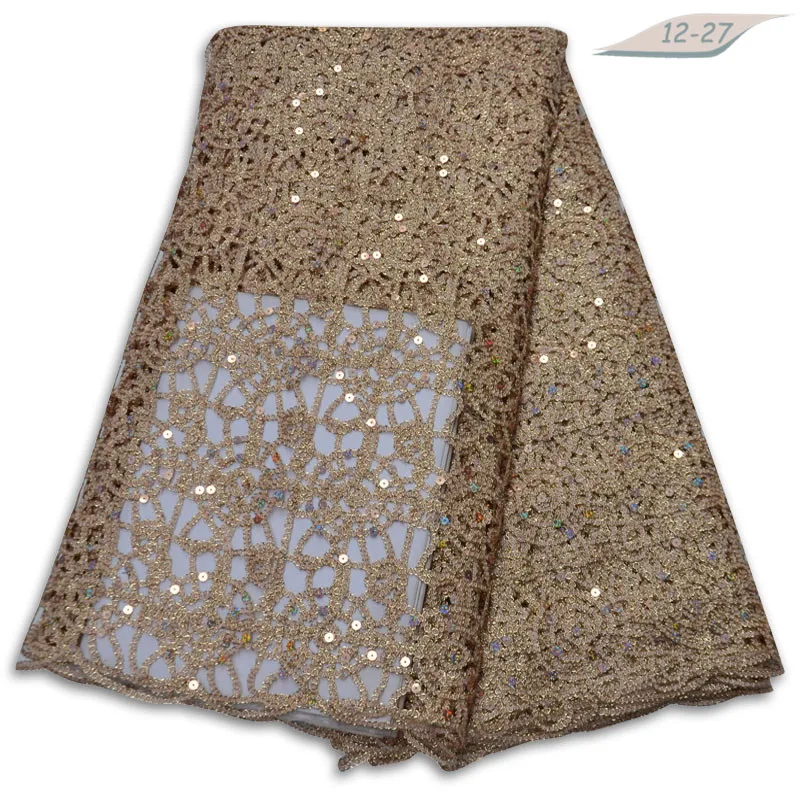 5 ярдов африканская кружевная ткань высокое качество кружева нигерийские