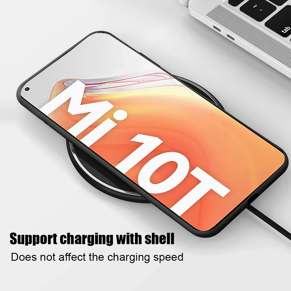 Силиконовый чехол для Xiaomi Mi 10 T Pro матовый mi ultra t Lite мягкие черные чехлы | Мобильные