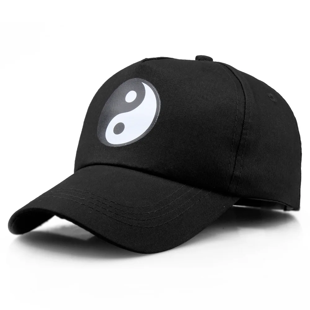 

Dad Hat 100% Cotton Swimming Yin and Yang Gossip Embroidered Hat Snapback Baseball Cap For Men And Women