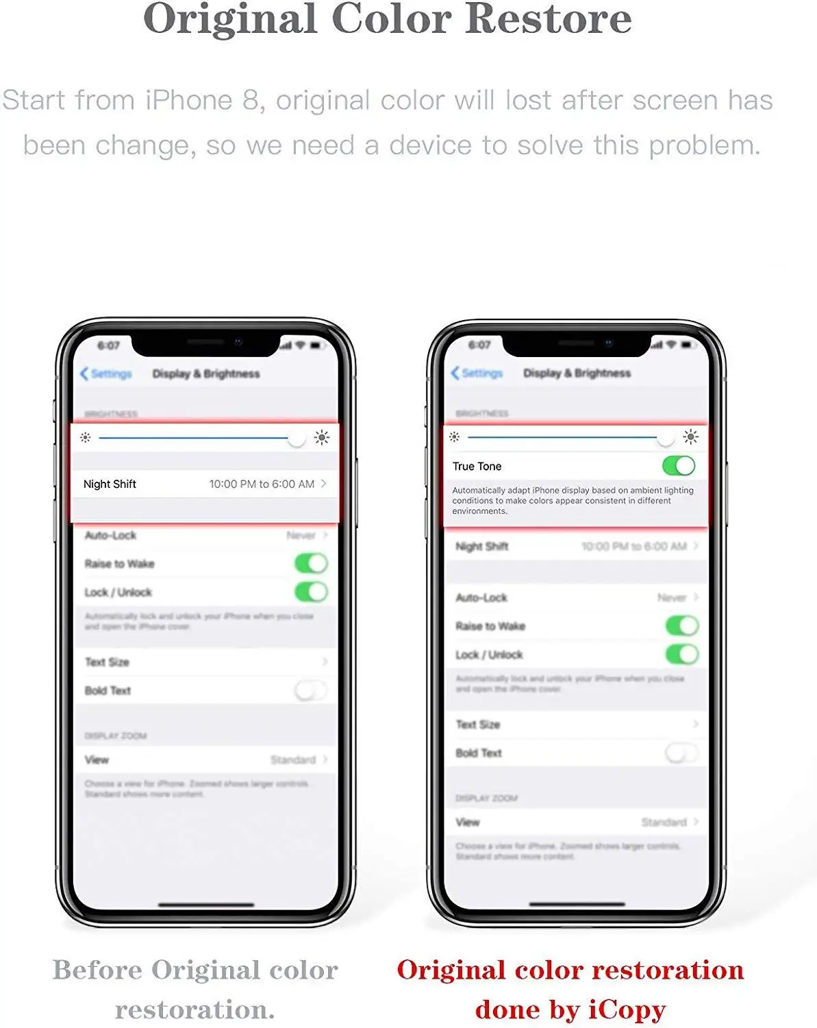 Qianli iCopy Plus LCD Screen Original Color Repair Programmer for iPhone XR XSMAX XS 8P 8 7P 7 Vibration/Touch |