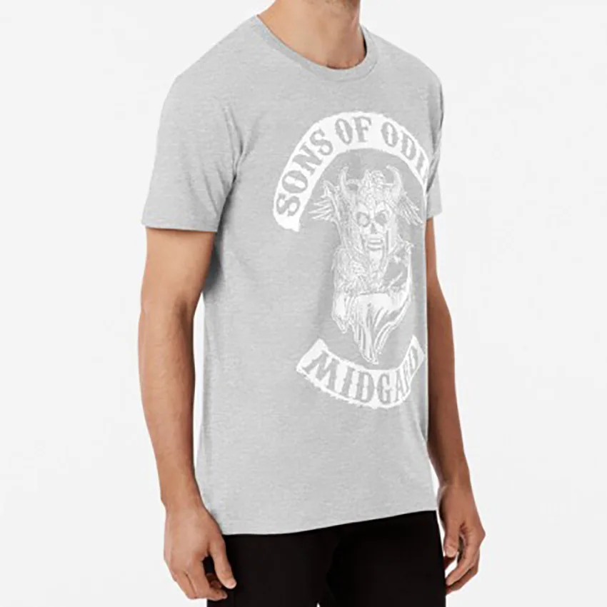 Футболка с изображением сыновей Одина-Мидгарда команды анархии Одина Тора