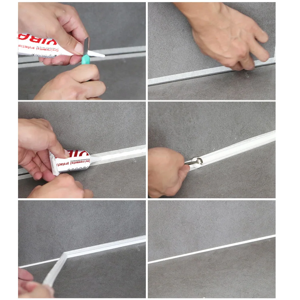 Белая туба 90 мл и наклеиваемая герметик для кухни ванной комнаты сдавливаемая г