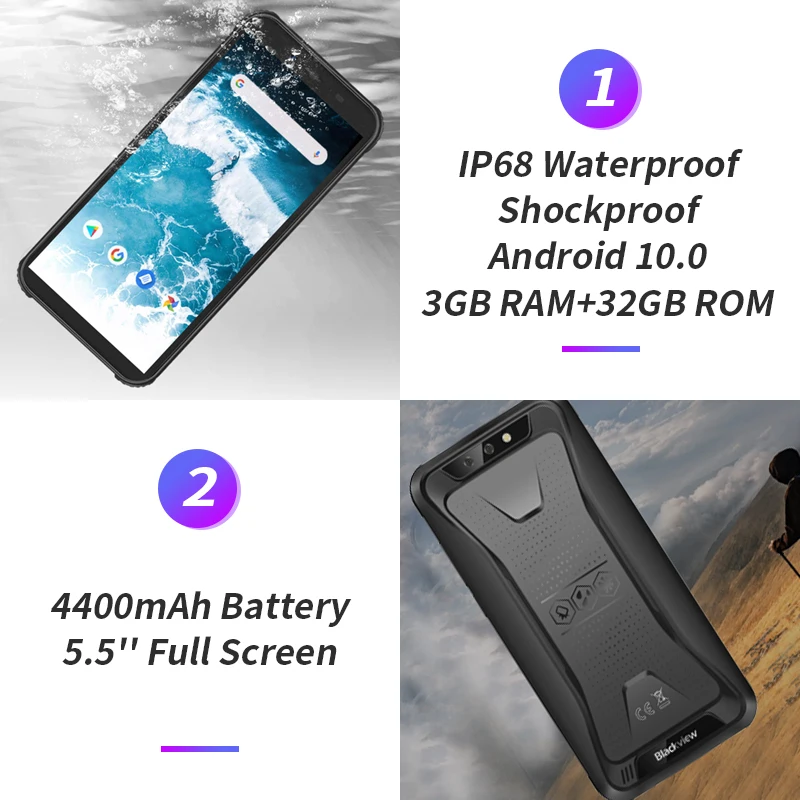 Смартфон Blackview BV5500 Plus 3+32ГБ|Смартфоны| |