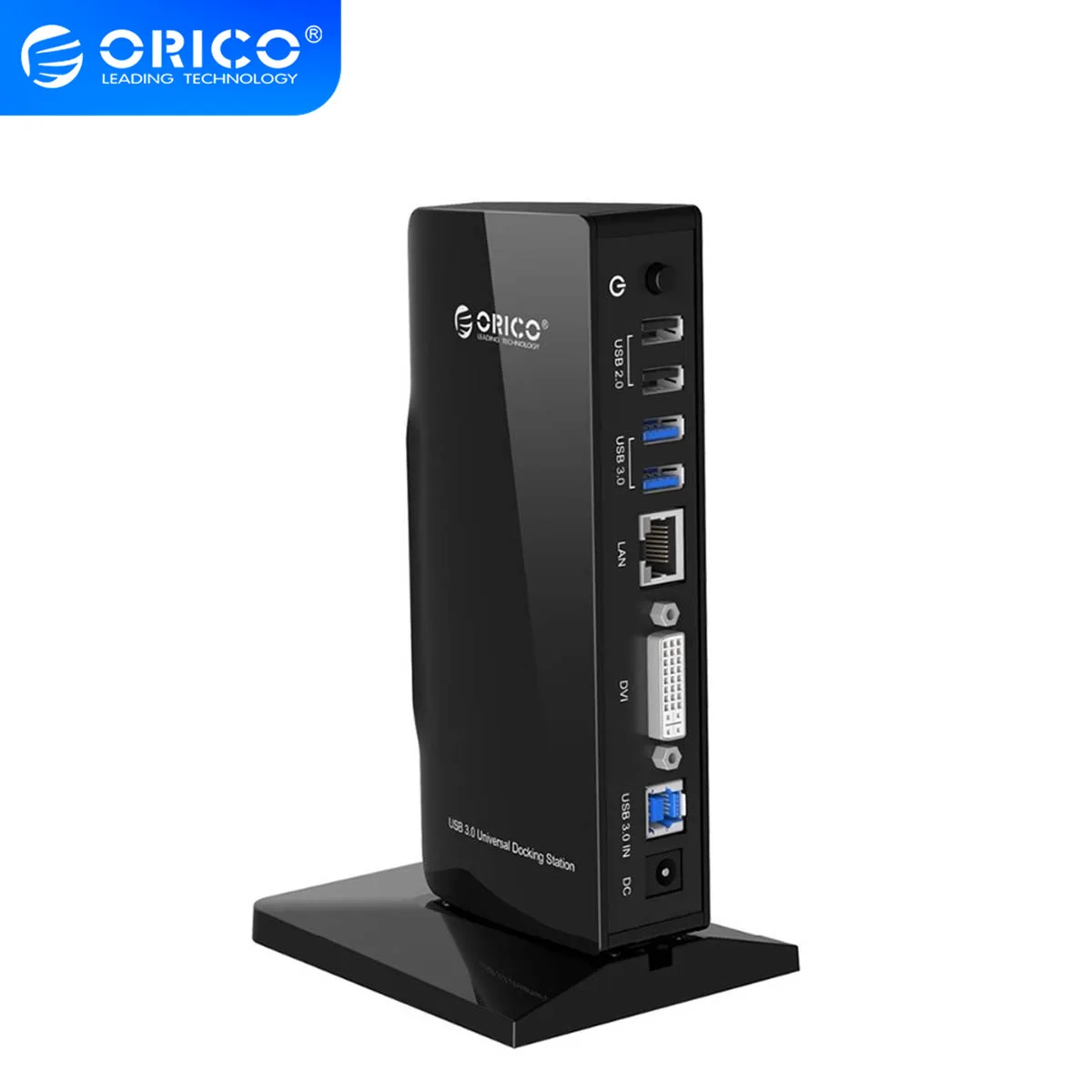 - ORICO U3HV-S1 USB3.0  USB2.0 Gigabit Ethernet DVI  , 