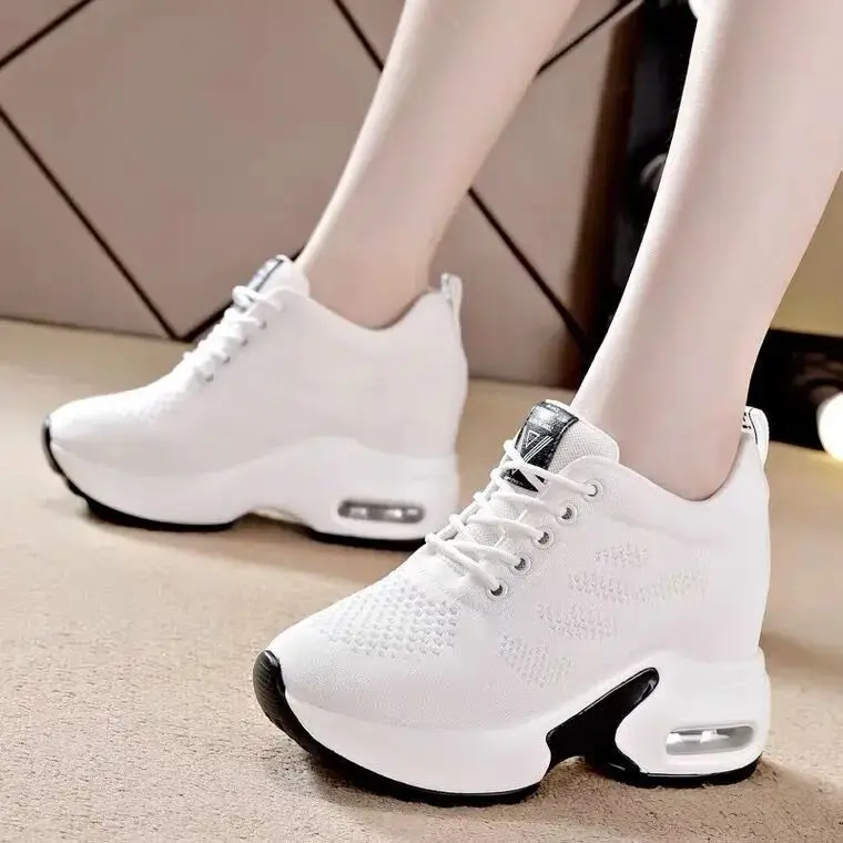 

Inner increase small white shoes women 2021 new Korean wild mesh breathable casual shoes fashion women sneakers zapatos mujer