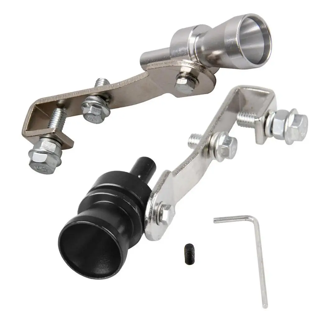 44 55 мм турбо bov свисток Звук глушитель выхлопной трубы наконечник вставки