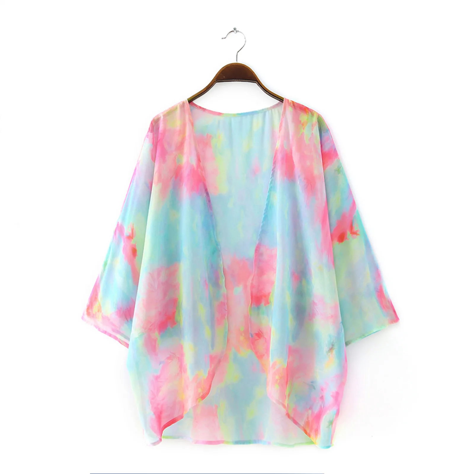 

Fashion Chiffon Cardigan Blouse Beach Cover Up Kimono Shawl Tops Casual Summer Ladies Female Tops Chiffon Long Cardigan