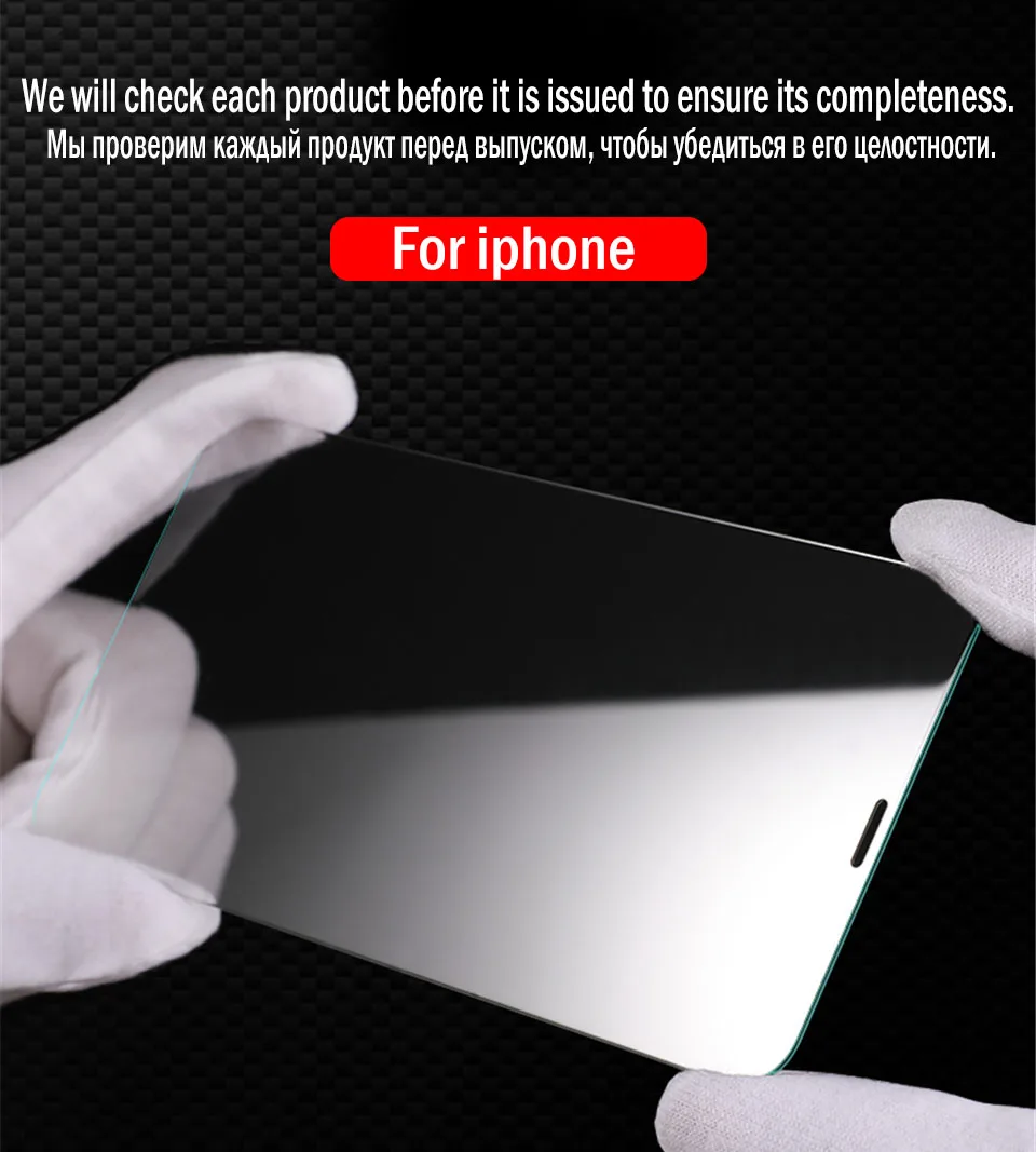 1-3 шт закаленное стекло для iPhone айфон 11 Pro Max 7 8 6 6S Plus полное покрытие Защитная стеклянная пленка для экрана для iPhone XR X XS Max SE 5S 5 защитное стекло стакан защитная пленка