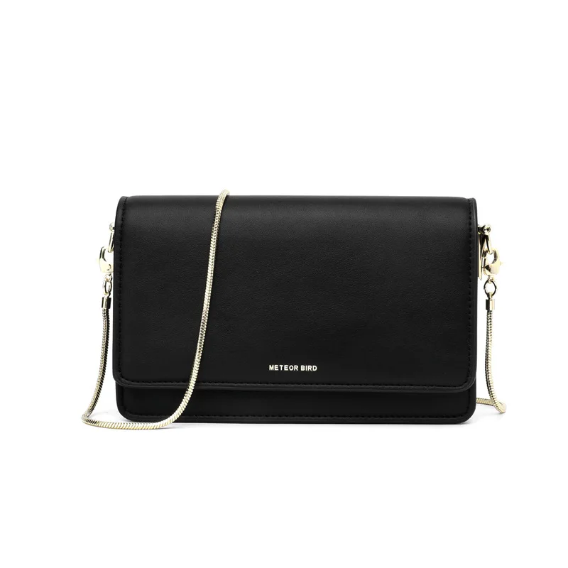 Кожаная женская сумка 2019 новая на одно плечо простая косая через Женская