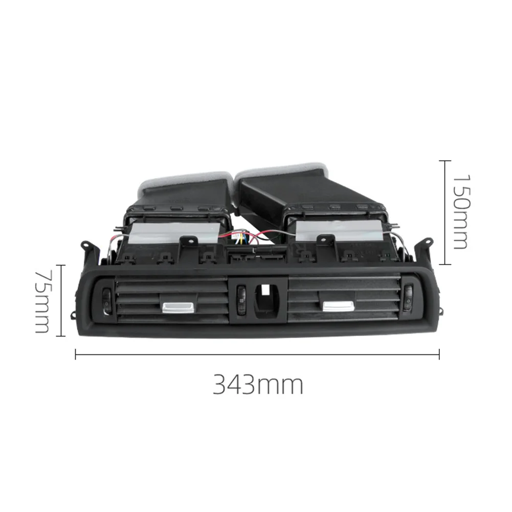

for BMW Front Center Air Outlet Vent Dash Panel Grille Cover 1Pcs Fresh Air Grille for BMW 5 Series Interior Mouldings Grille