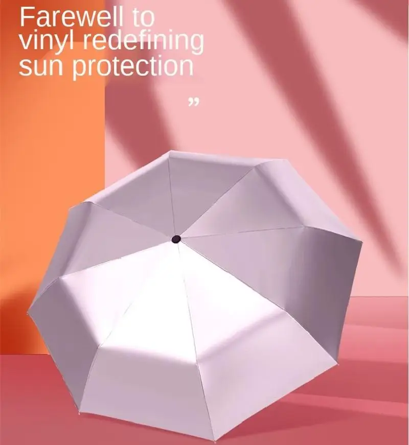 

Titanium Sunscreen Cooling Ladies Umbrella Gift Double-layer Rose Gold Colorful Ultra-anti-ultraviolet Sun And Rain Umbrella