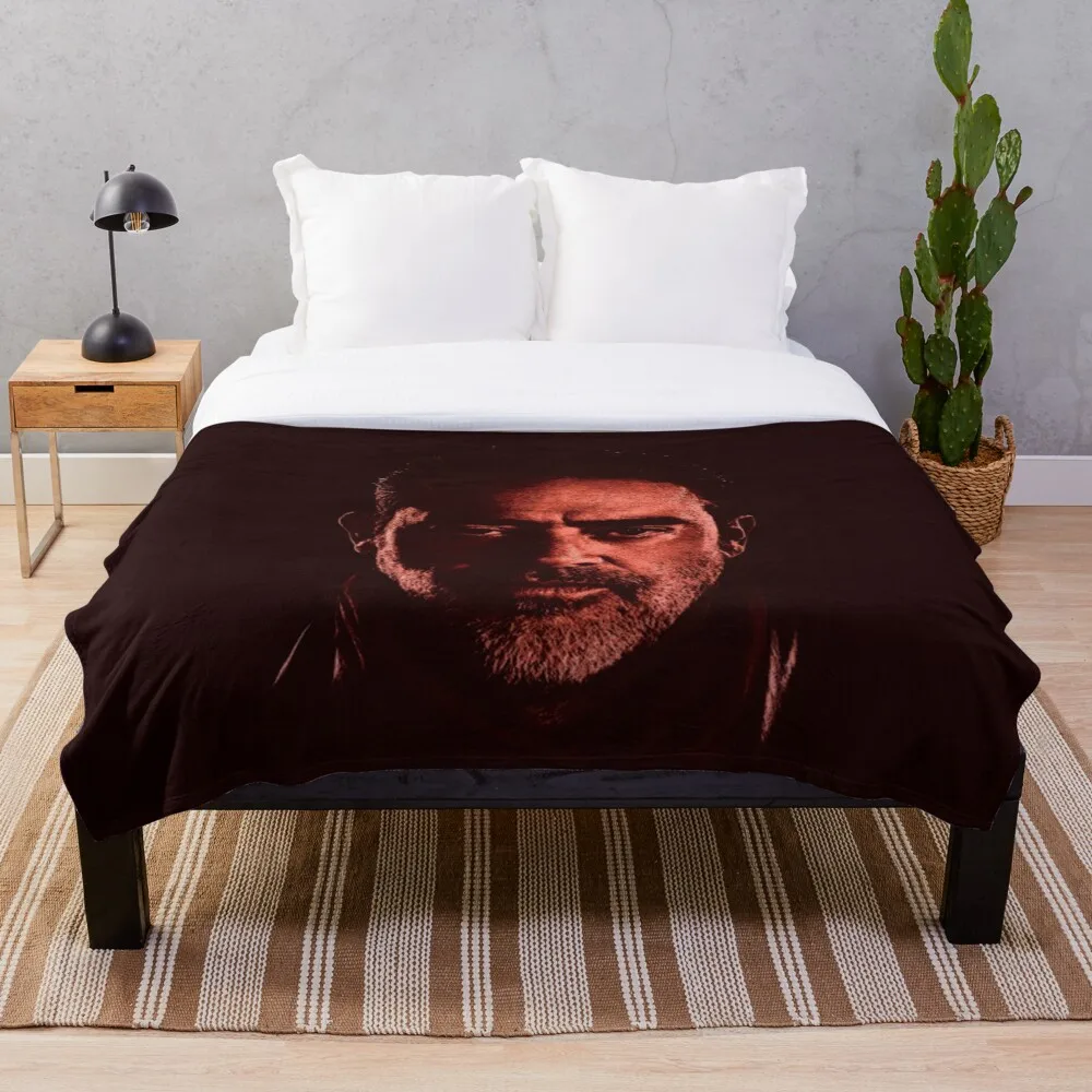 

Negan Throw Blanket Super Soft Blanket Sublimation Covered Blanket Bedding Flannel for Children Adult Bedrooms Decor