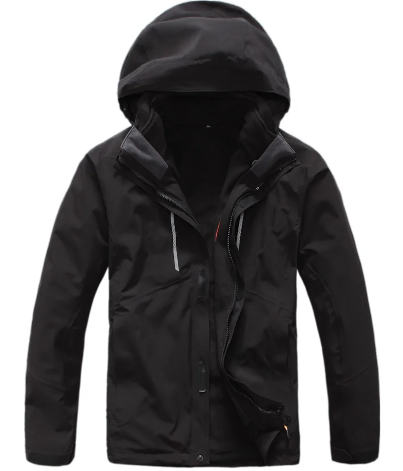 Мужская зимняя водонепроницаемая флисовая куртка уличная спортивная теплая