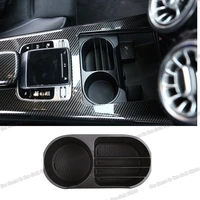 car cup slot storage box case organizer tray plate for mercedes benz a class w177 v177 2019 2020 2021 a180 a200 accessories