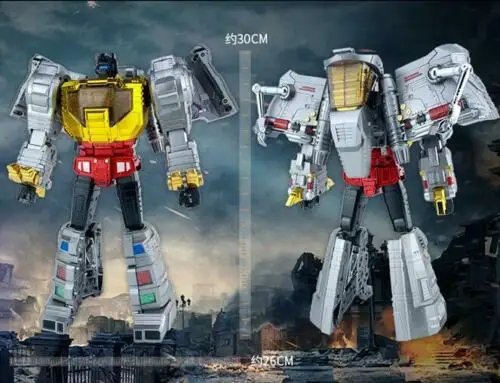 Трансформационный робот Gigapower GP HQ-01R Superator Grimlock Masterpiece хромированная версия
