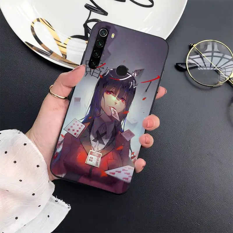 

Japanese Anime Kakegurui Jabami Yumeko Phone Case For Xiaomi Redmi 7 8 9t a3Pro 9se k20 mi8 max3 lite 9 note 9s 10 pro
