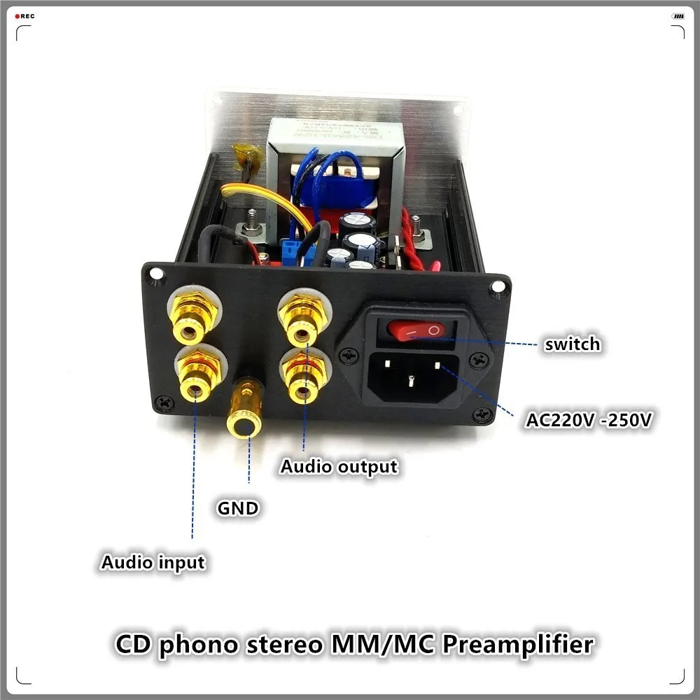 Проигрыватель виниловых пластинок Hi Fi MM / MC проигрыватель CD phono Pre усилитель для